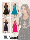 Vaani By Blue Hills Rayon With Foil Printed Anarkali Kurtis Wholesale Market In Surat
